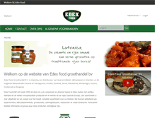 Tablet Screenshot of edexfood.com